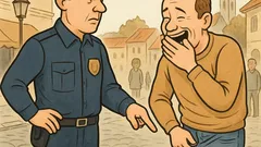 Vic: Policist zaloti moškega, ki lula