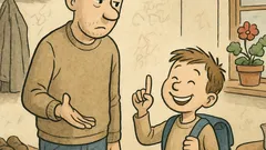 Vic: Sin pride vesel iz šole…