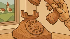 Vic: Kako se imenuje leseni telefon?