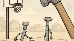 Vic: Dva ekserja igrata košarko…