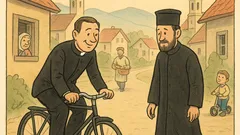 Vic: Duhovnika na kolesih vsako nedeljo...
